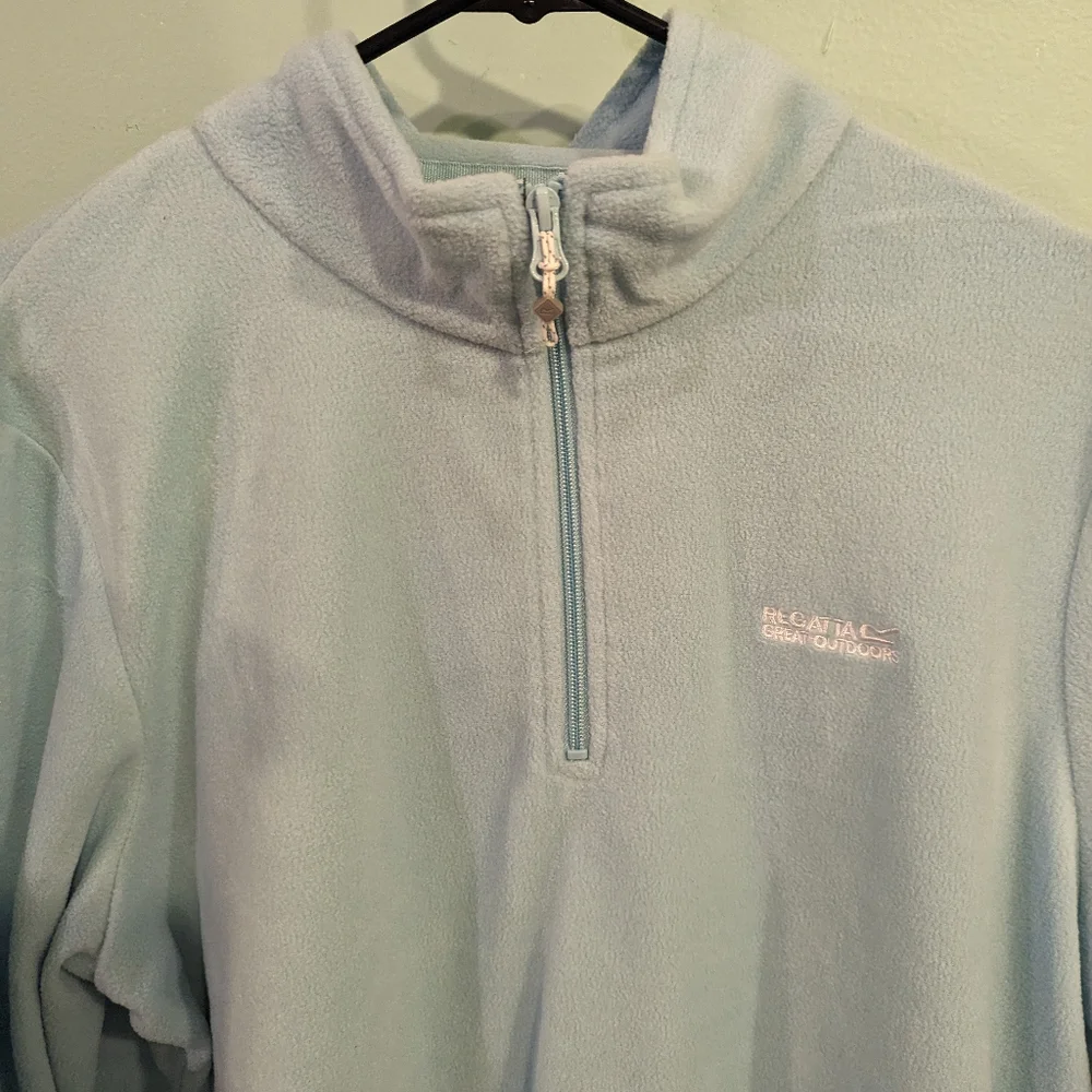 🔥NWT🔥: Regatta Baby Blue Size 14 zip up pullover - Picture 4 of 4